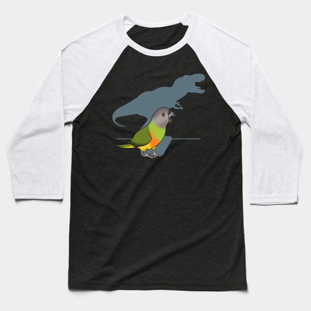 t-rex shadow - senegal parrot Baseball T-Shirt by FandomizedRose